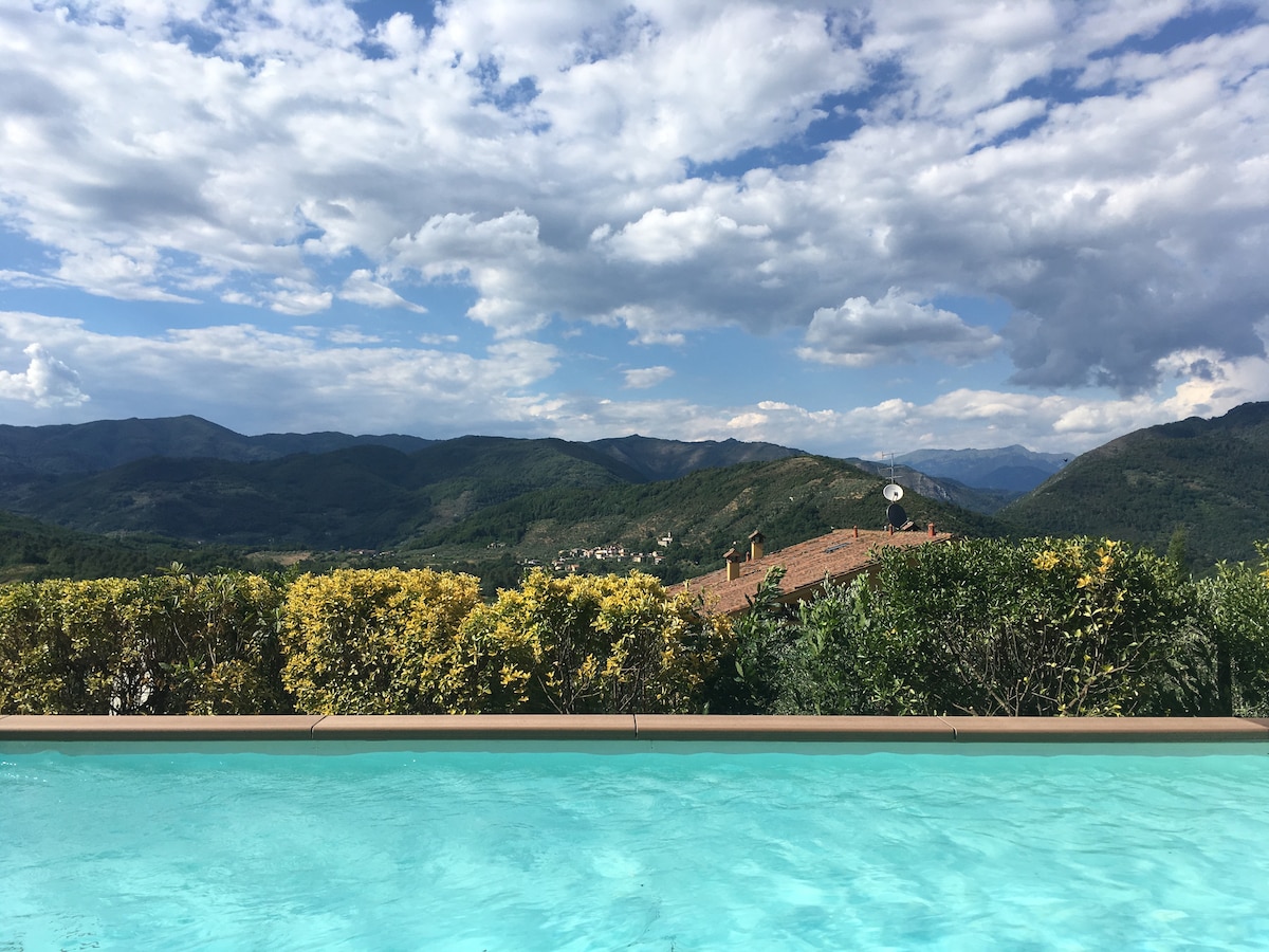 Colline di Lucca。可观赏山景的房源