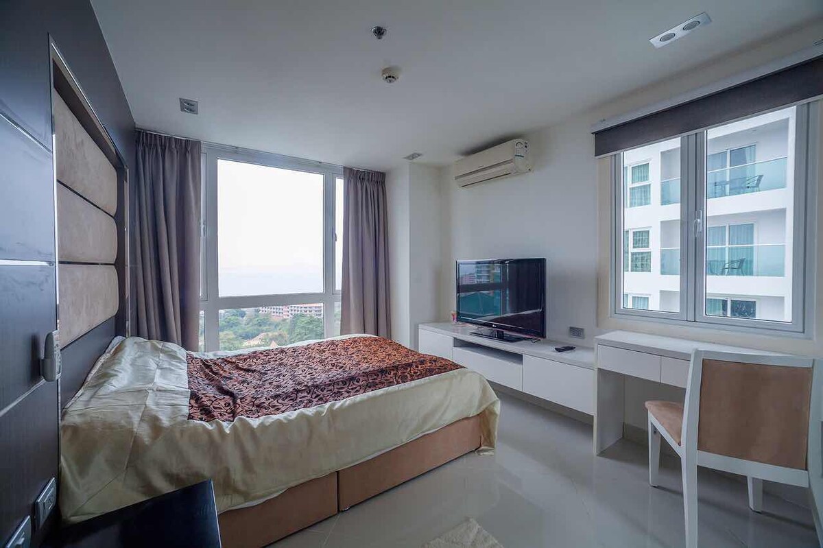 景观舒适的海滩公寓-海景2卧室， 88平方米