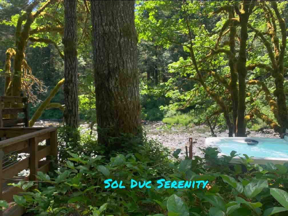 Sol Duc Serenity- Riverfront + Hot Tub + Nat 'l Park