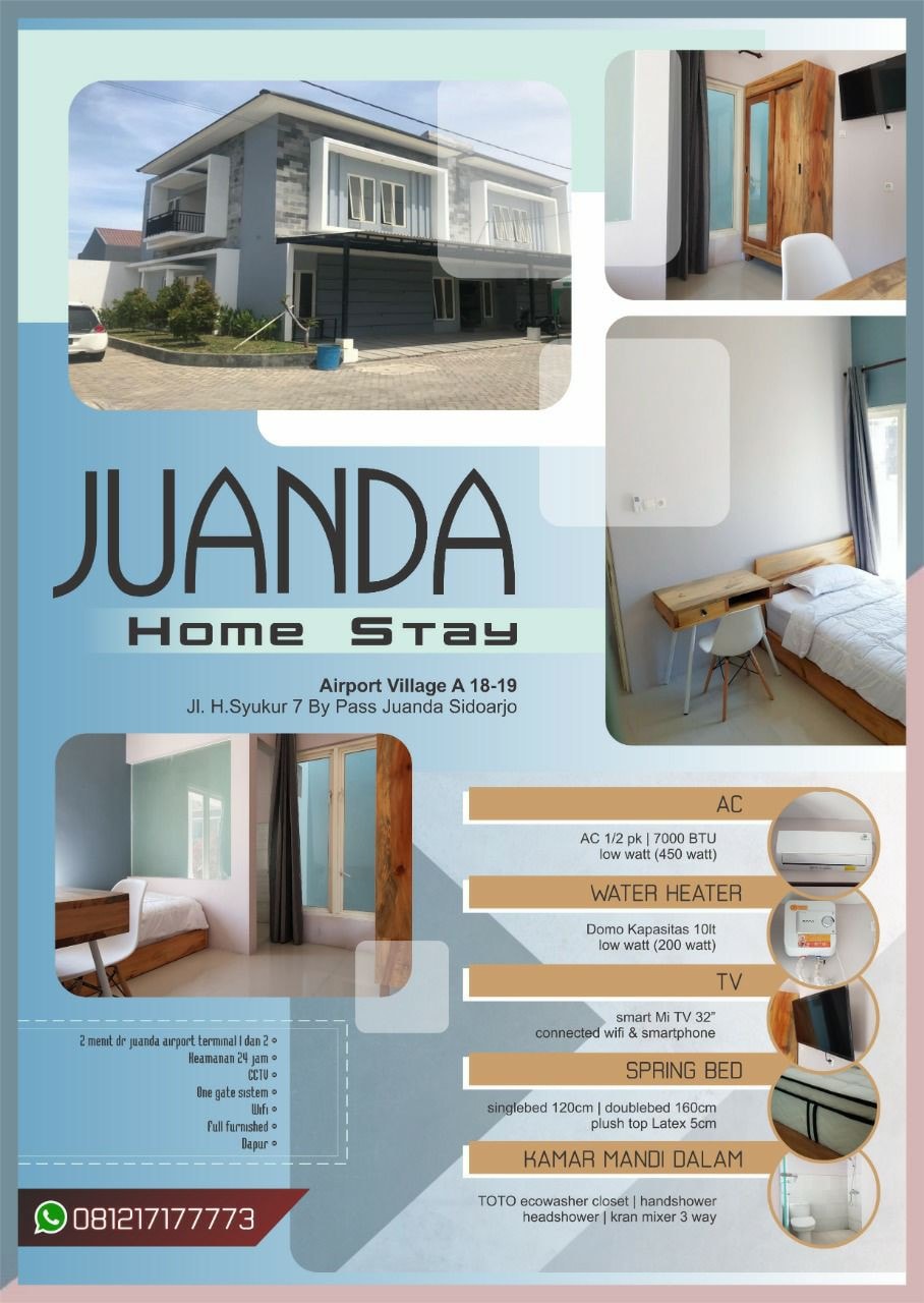 Juanda Homestay @ Bypass Juanda Paket Lt2 - 8间客房