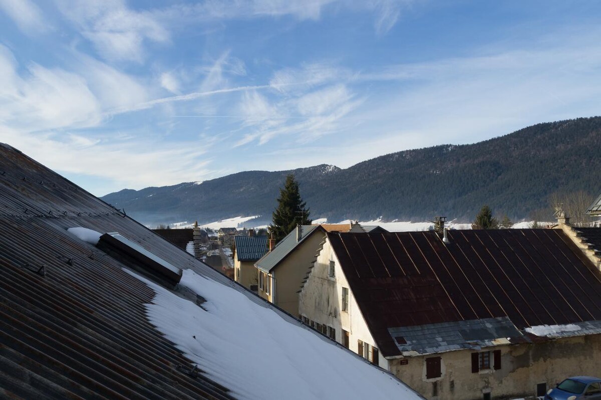 Chambre privée dans une grange rénovée