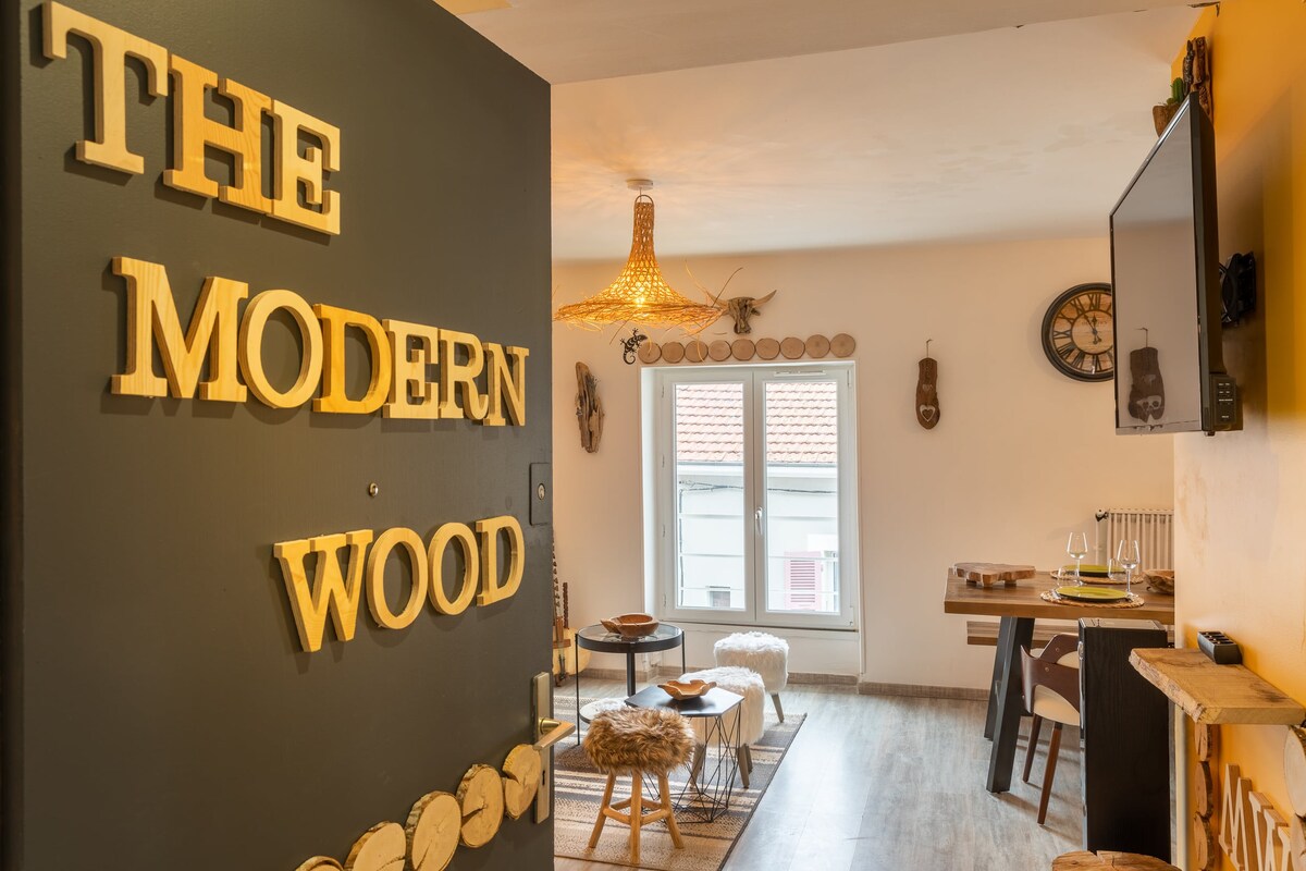 The_Modern_Wood, T3 de 70平方米, Hyper Centre, 8 Pers.