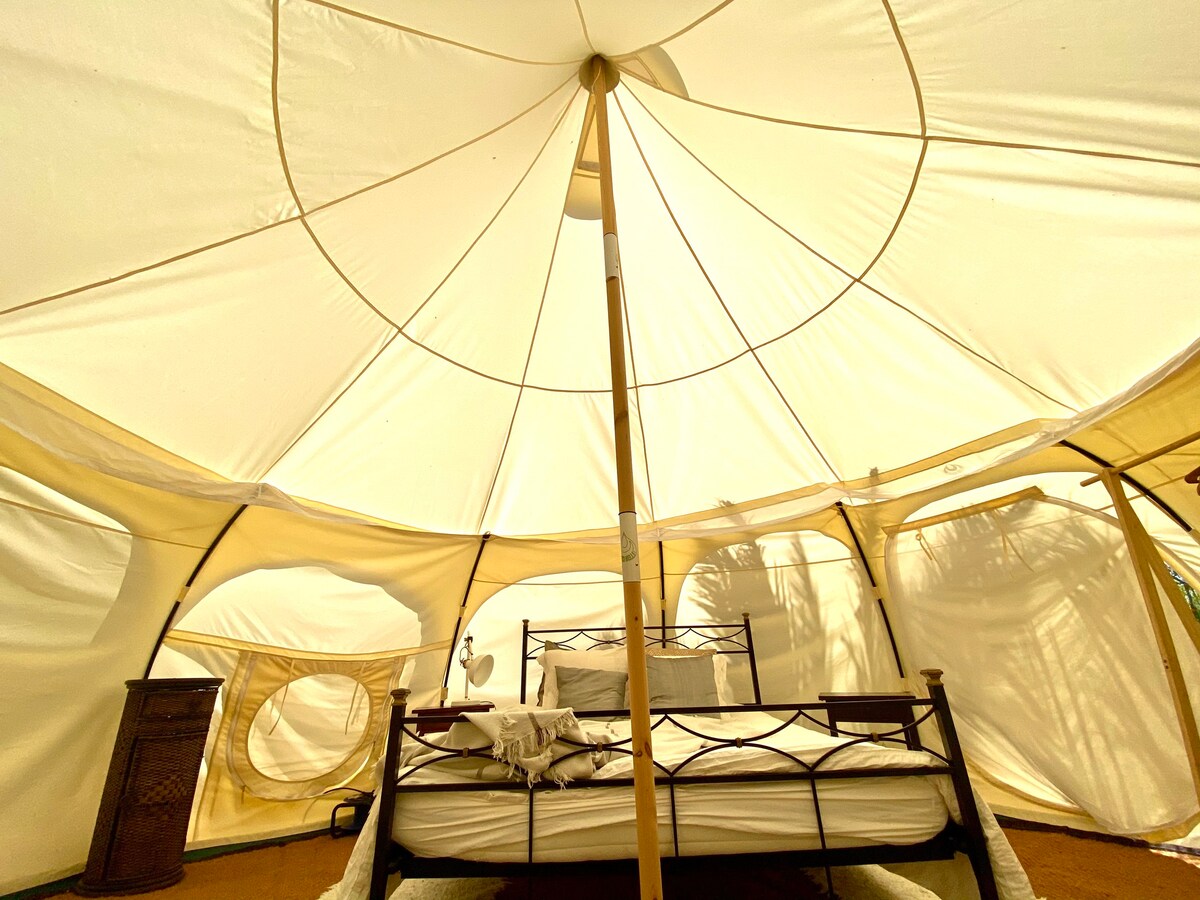 Boho Glamping experience with pool
