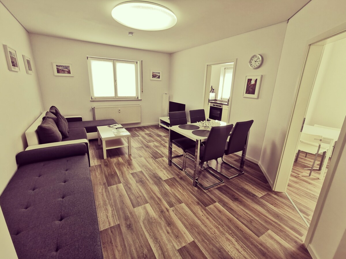公寓👍超级干净， 2间客房50平方米