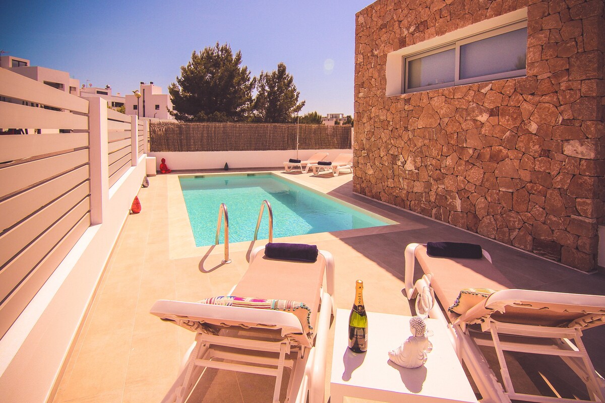 豪华别墅泳池4卧室Jesus Talamanca Ibiza