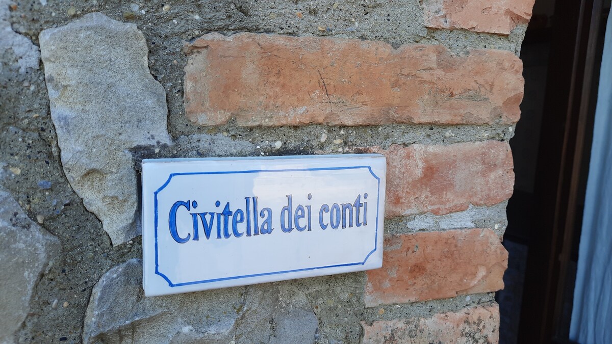 Civitella apt with garden also suitable x disabled