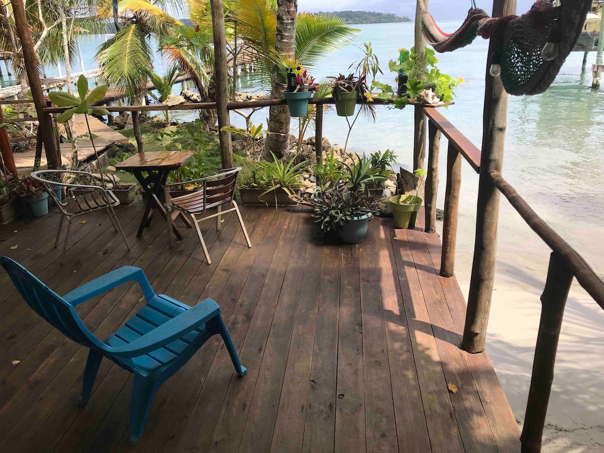 Bocas Beach House/private beach in town