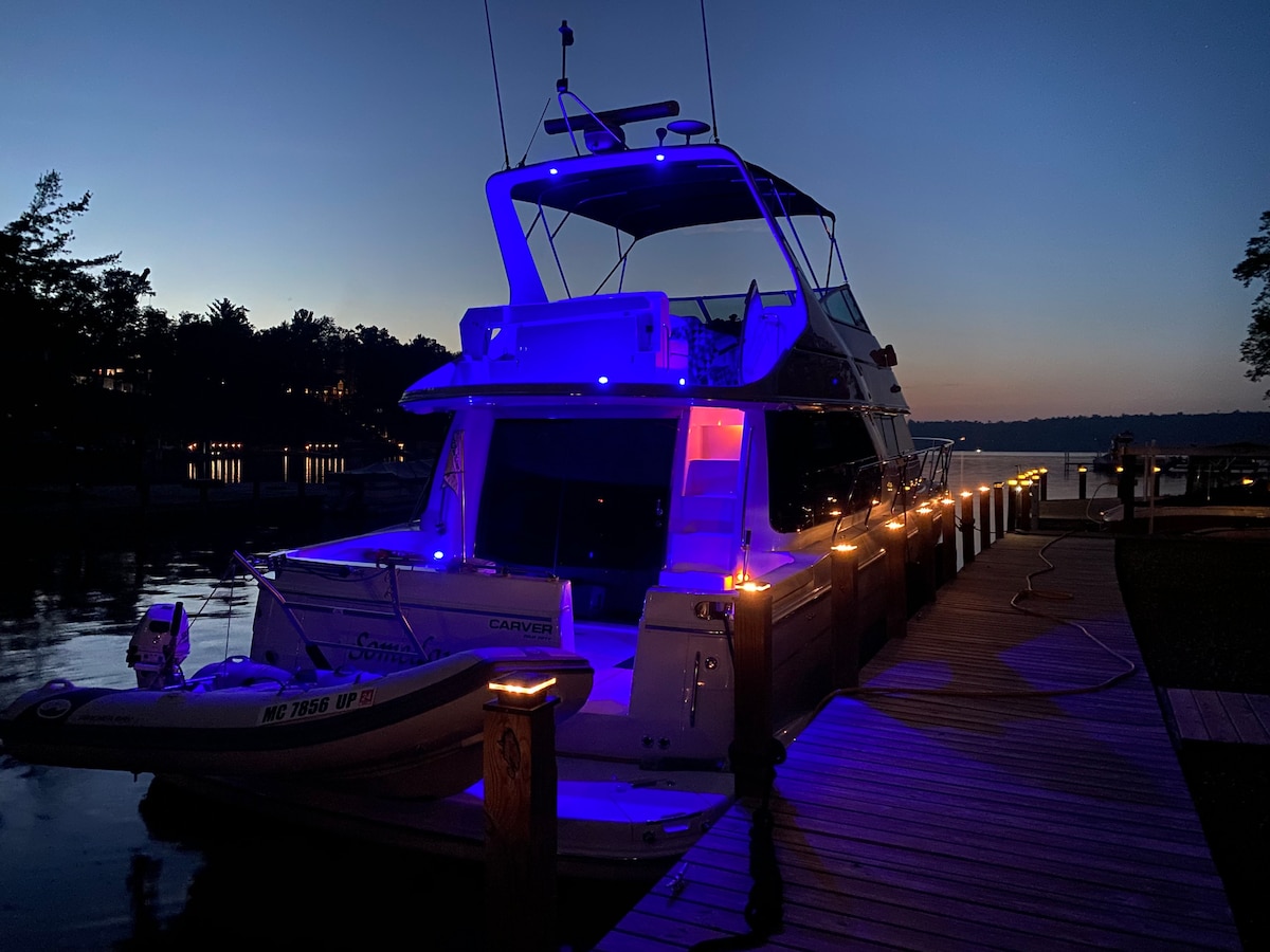 Pentwater Lakefront Getaway with Private Boat Dock