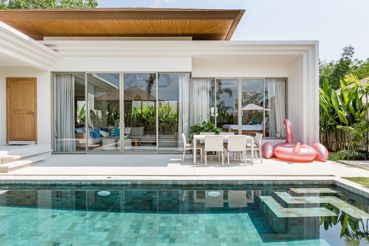 3bedrooms pool villa in bangtao普吉岛邦涛海滩三卧豪华泳池别墅