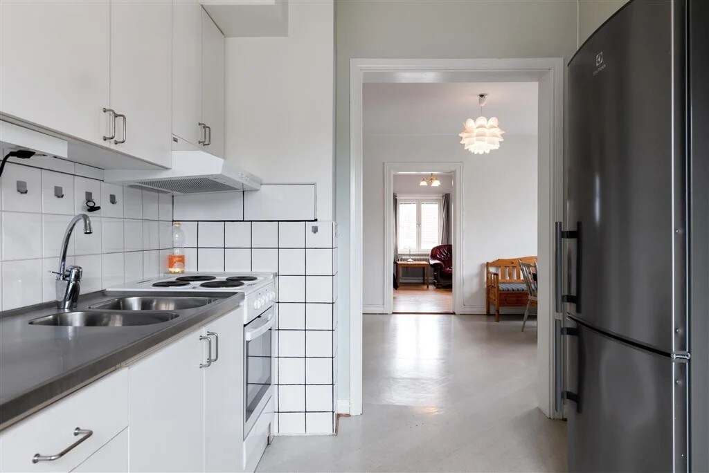 新装修的3卧室公寓位于Hallsberg市中心。