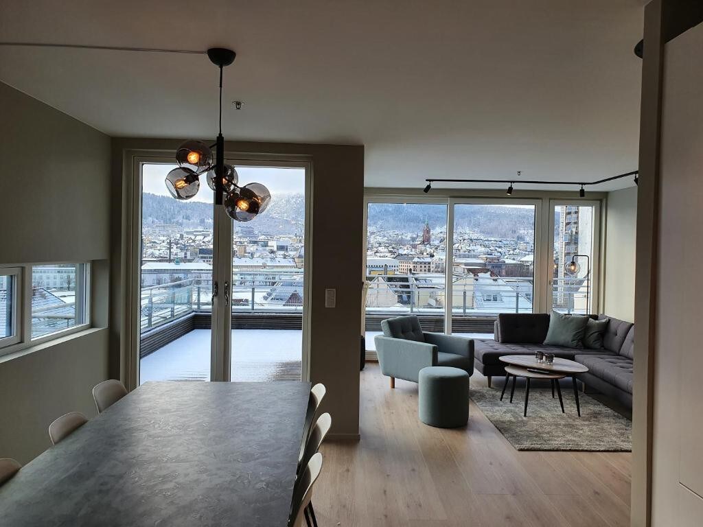 Beautiful, modern apartment with an amazing view