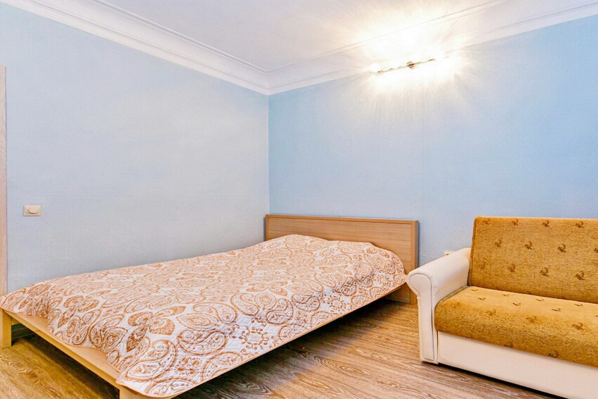 Mayakovskaya的双卧室公寓