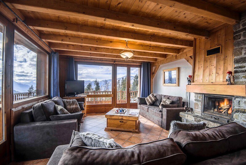 Appt 4* de 140m2 12pers en chalet à La Rosière