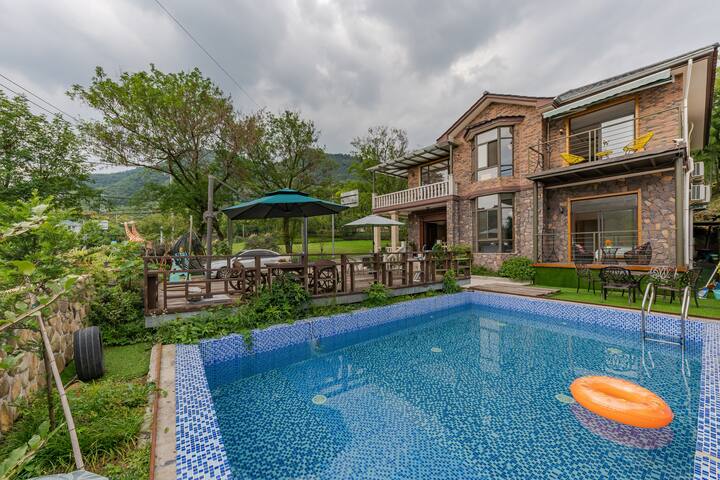 莫干山避暑圣地泳池飘窗儿童城堡见山麓遥客山居别墅莫干山风景区整栋 爱彼迎民宿 莫干山避暑圣地泳池飘窗儿童城堡见山麓遥客山居别墅莫干山风景区整栋 爱彼迎民宿