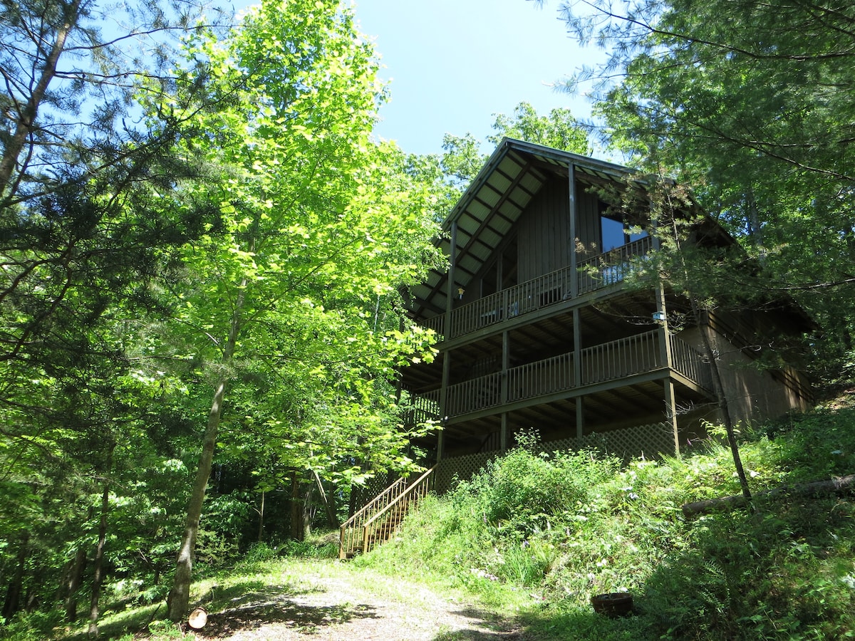 大烟山附近的木屋