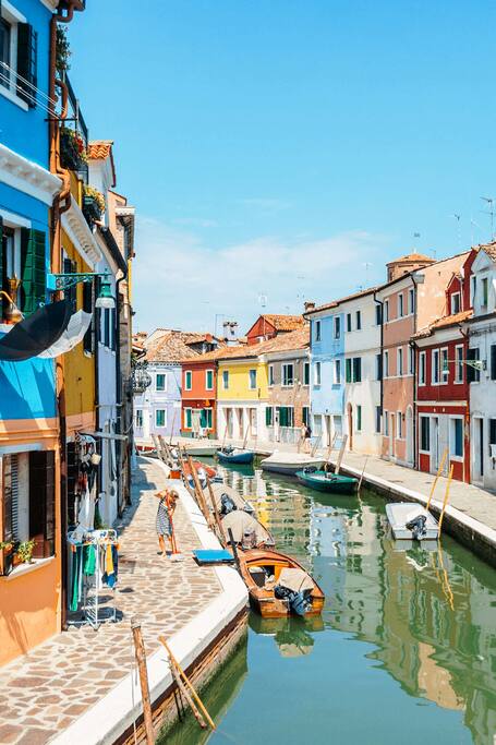 venetian lagoon的公园和自然景色