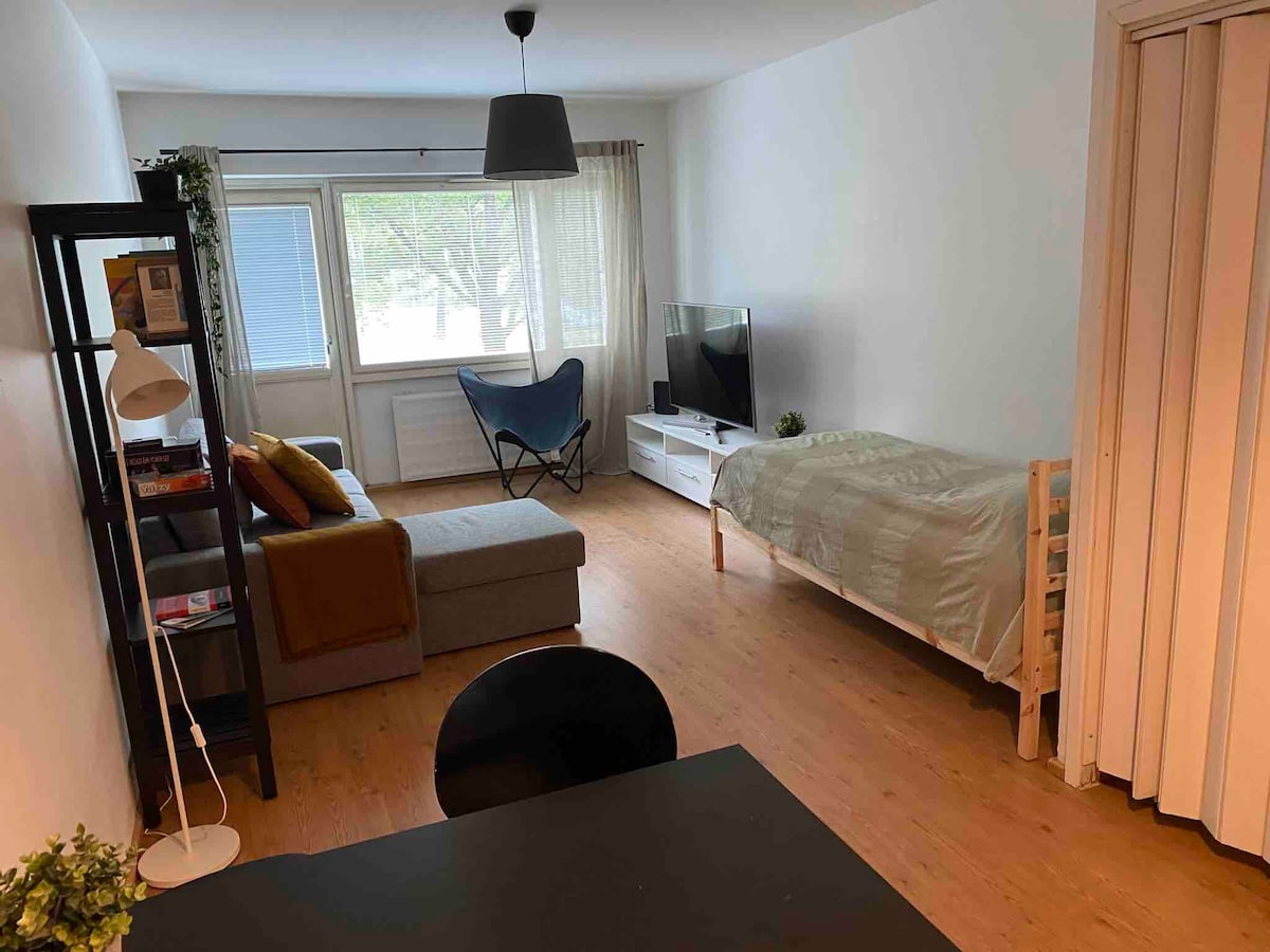 公寓漂亮的单卧室公寓，地理位置优越。