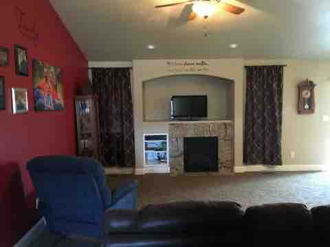 Great location… house with open floor plan