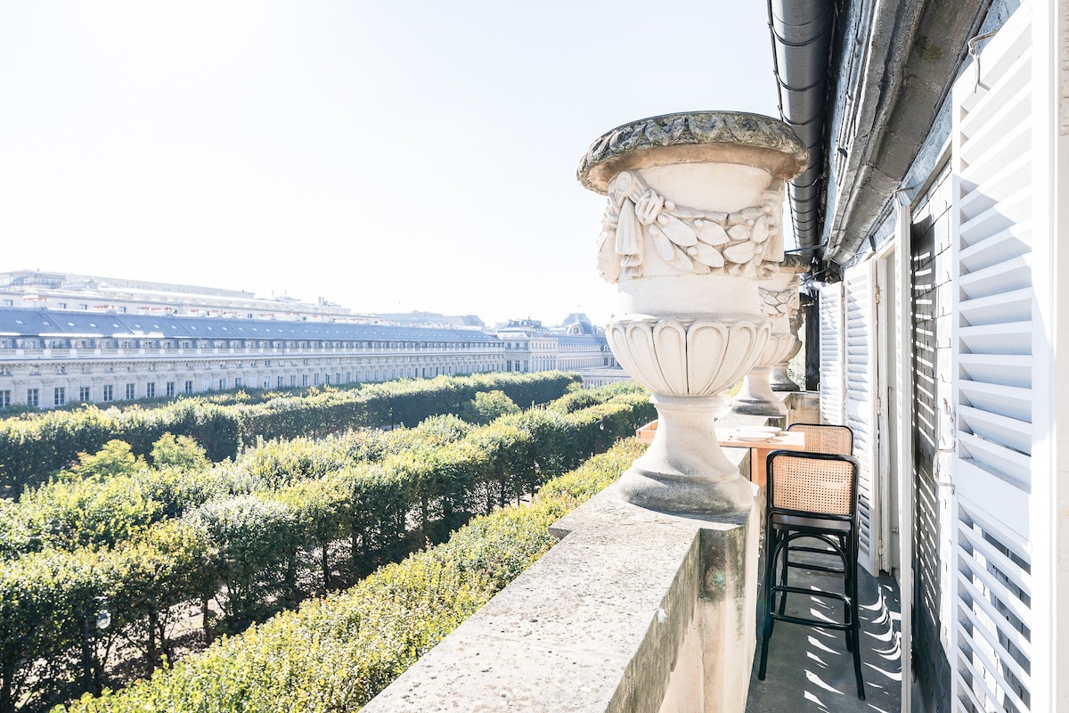 Vue incroyable sur le Palais Royal