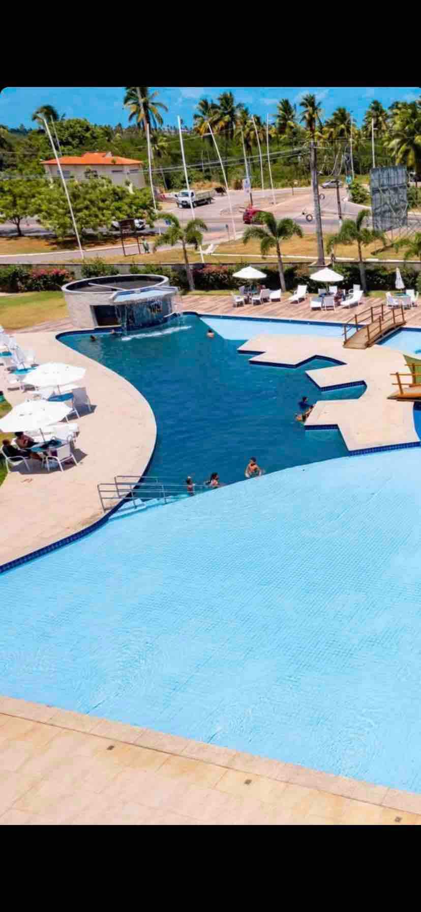 位于Porto de Galinhas泳池和休闲区域的公寓