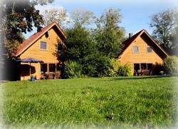 Holzhaus Fliederbusch on Ferienhof Massow