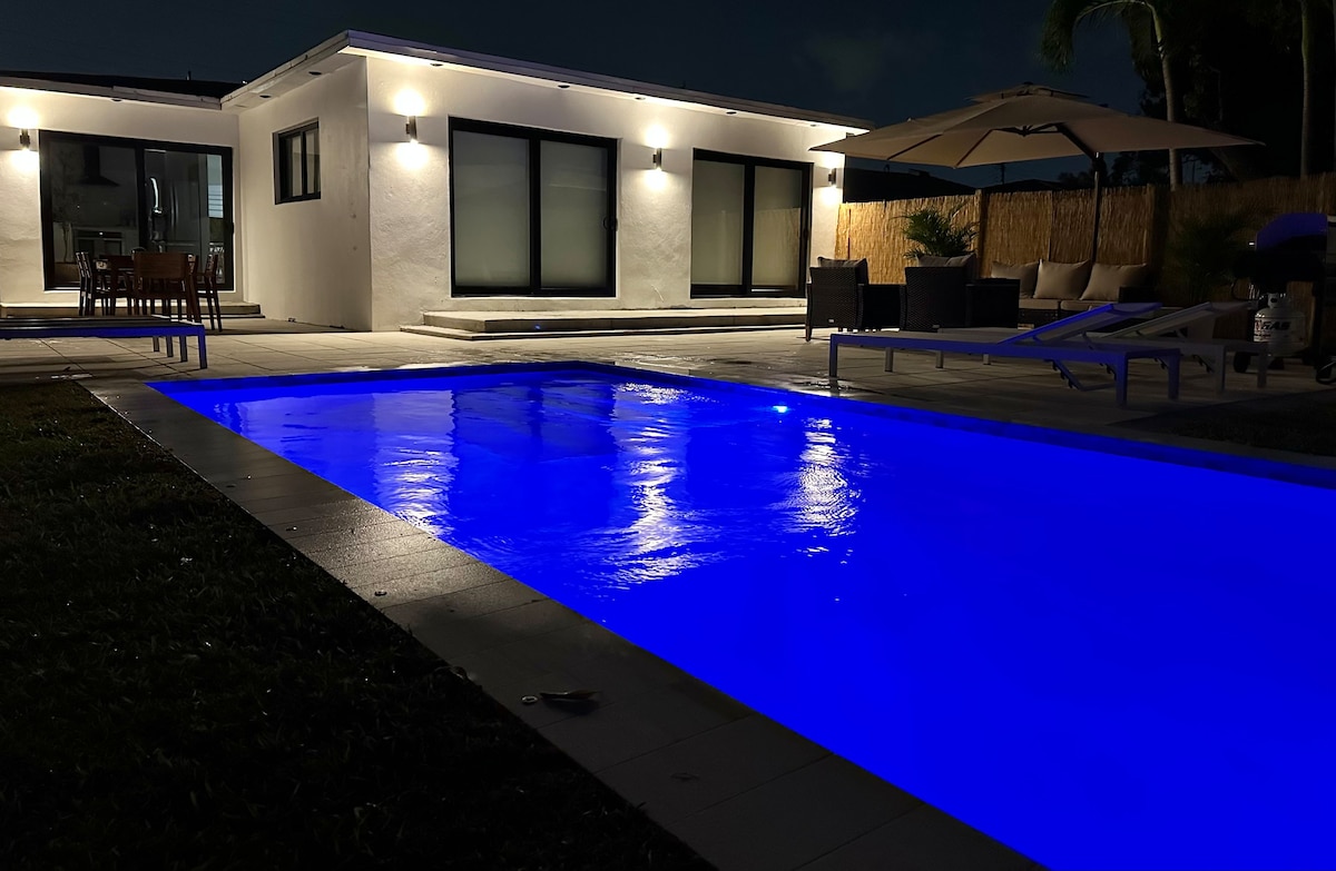 POOL House for 8| Mins to SoBe| Wynwood|Brickell