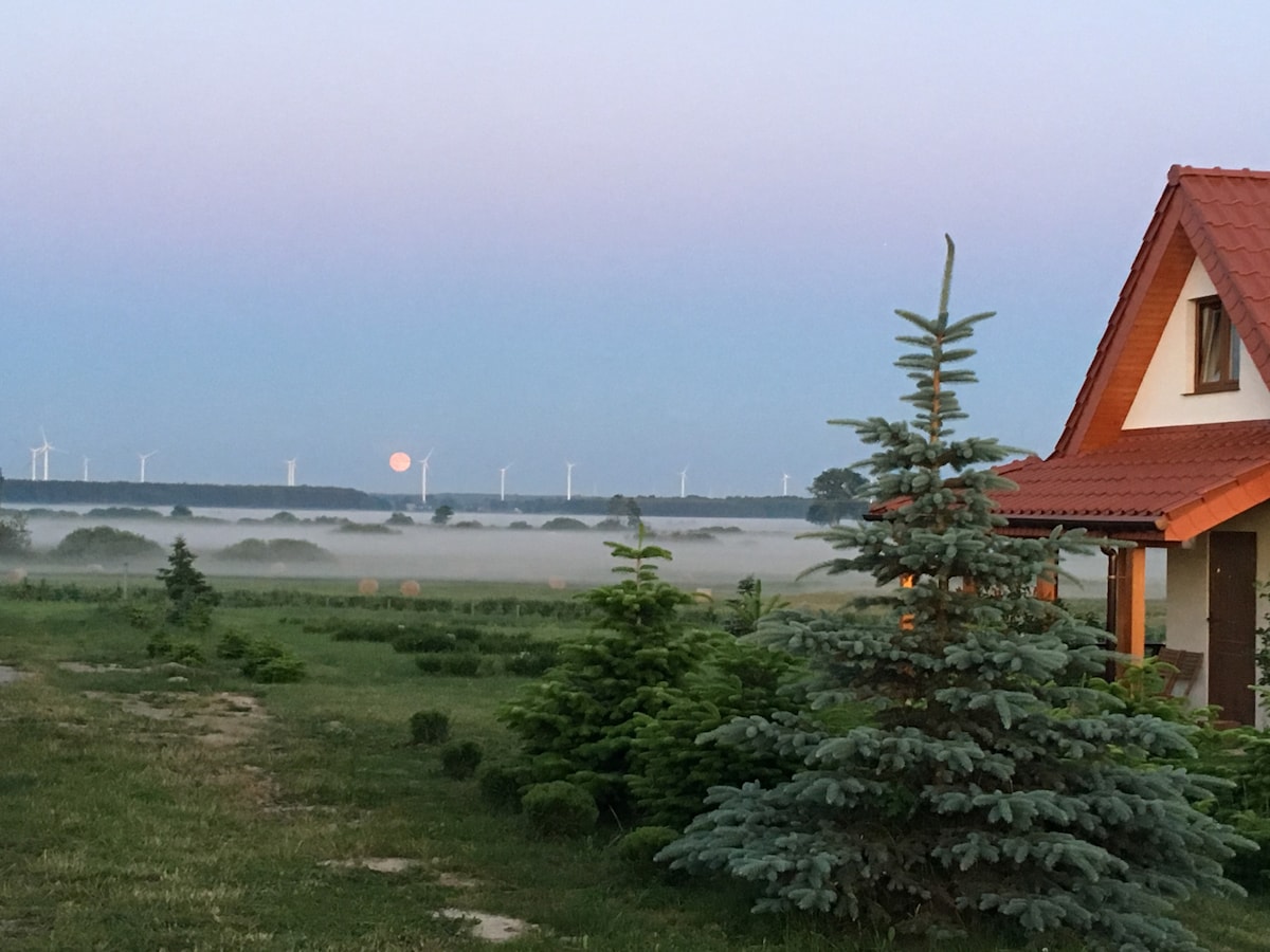 Siedlisko Natura - domek z widokiem