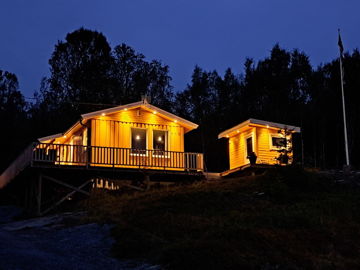 风景优美的舒适小木屋和桑拿房租赁。