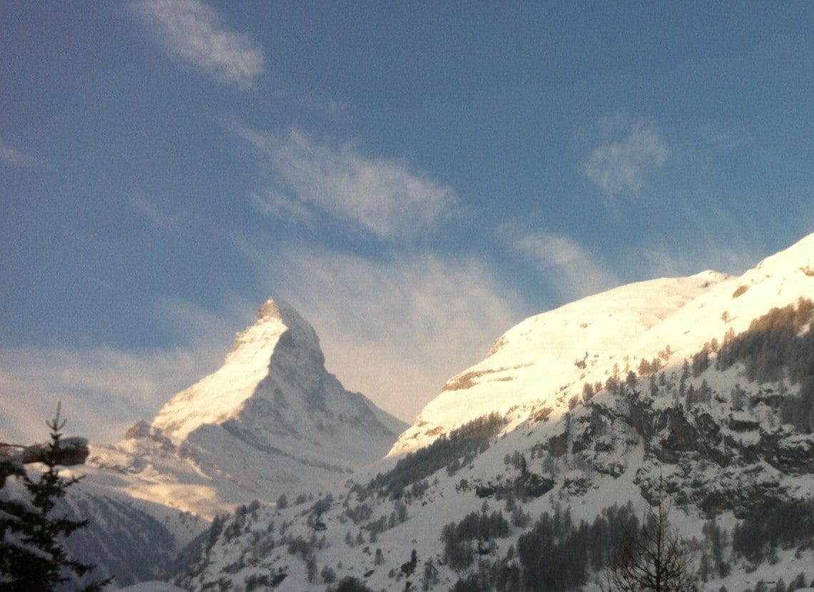 采尔马特（ ZERMATT ）中心景观马特霍恩（ Matterhor