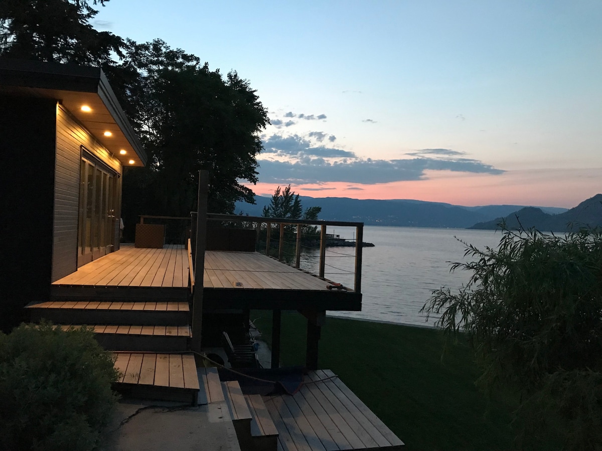 Okanagan Lakefront Home with Dock and Boat Lift