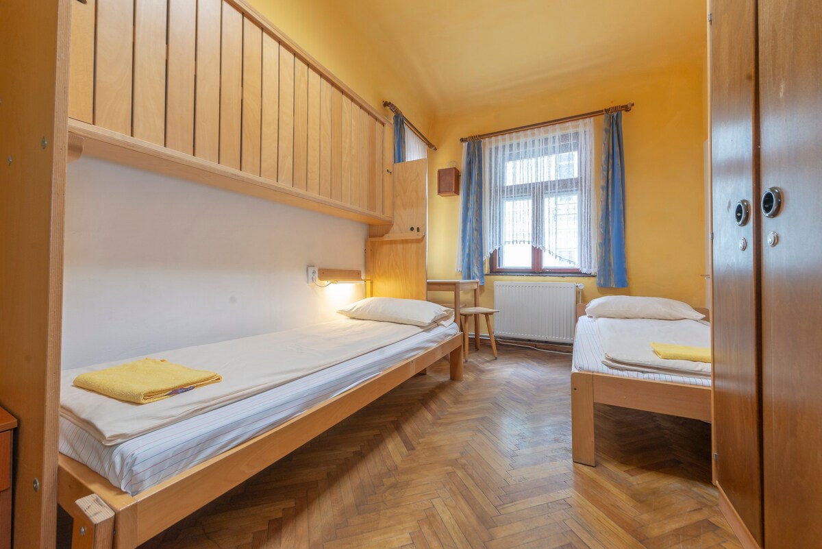 Burg-Hostel -带套内浴室的双床房A001