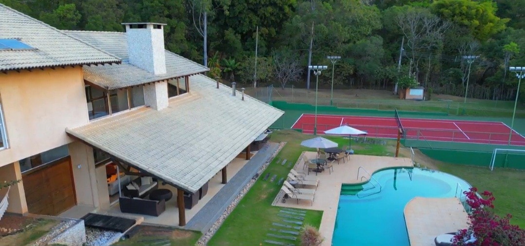 Dam House with Tennis Court - Piracaia