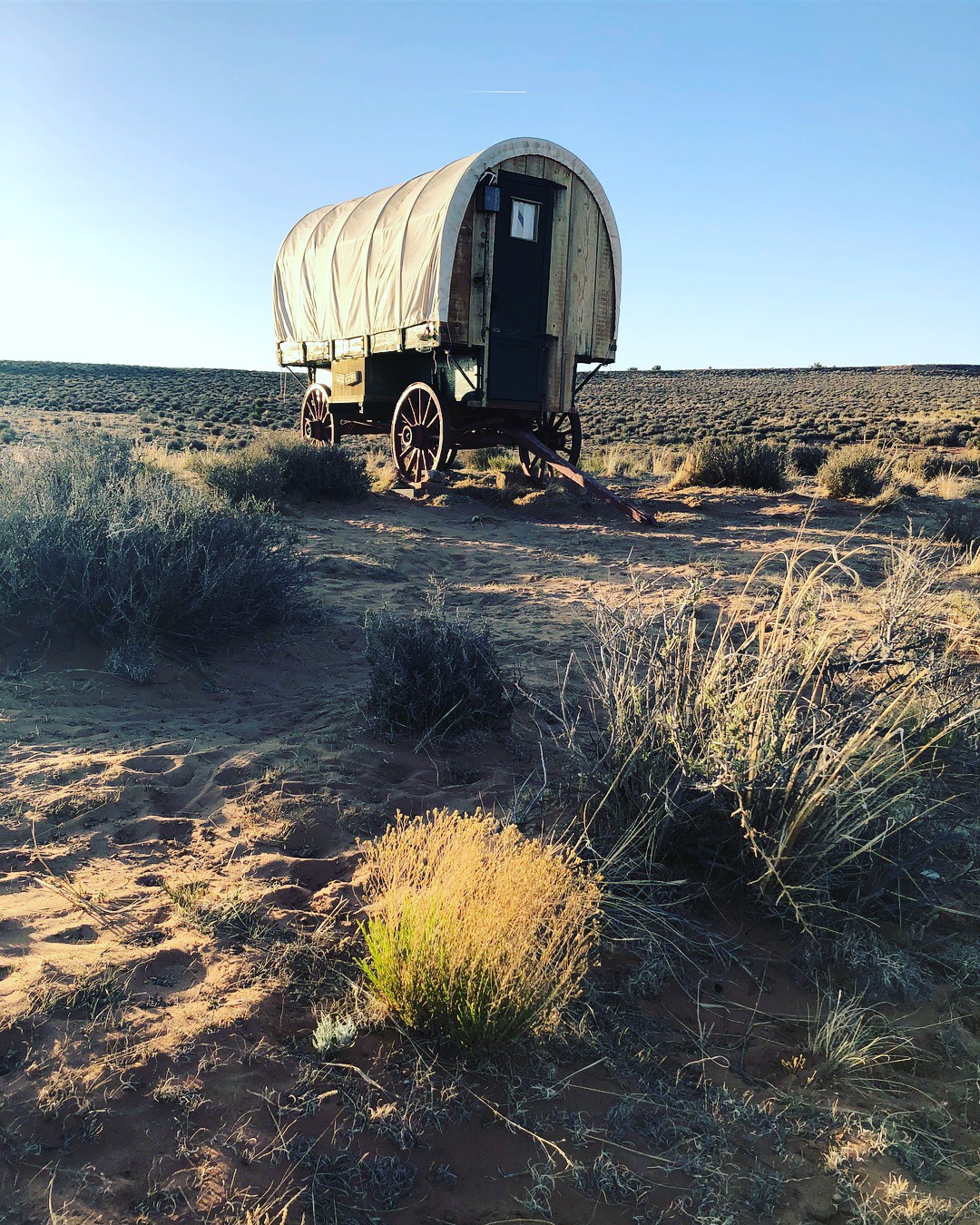 Sheep Wagon 2 Glamping at Shash Dine '