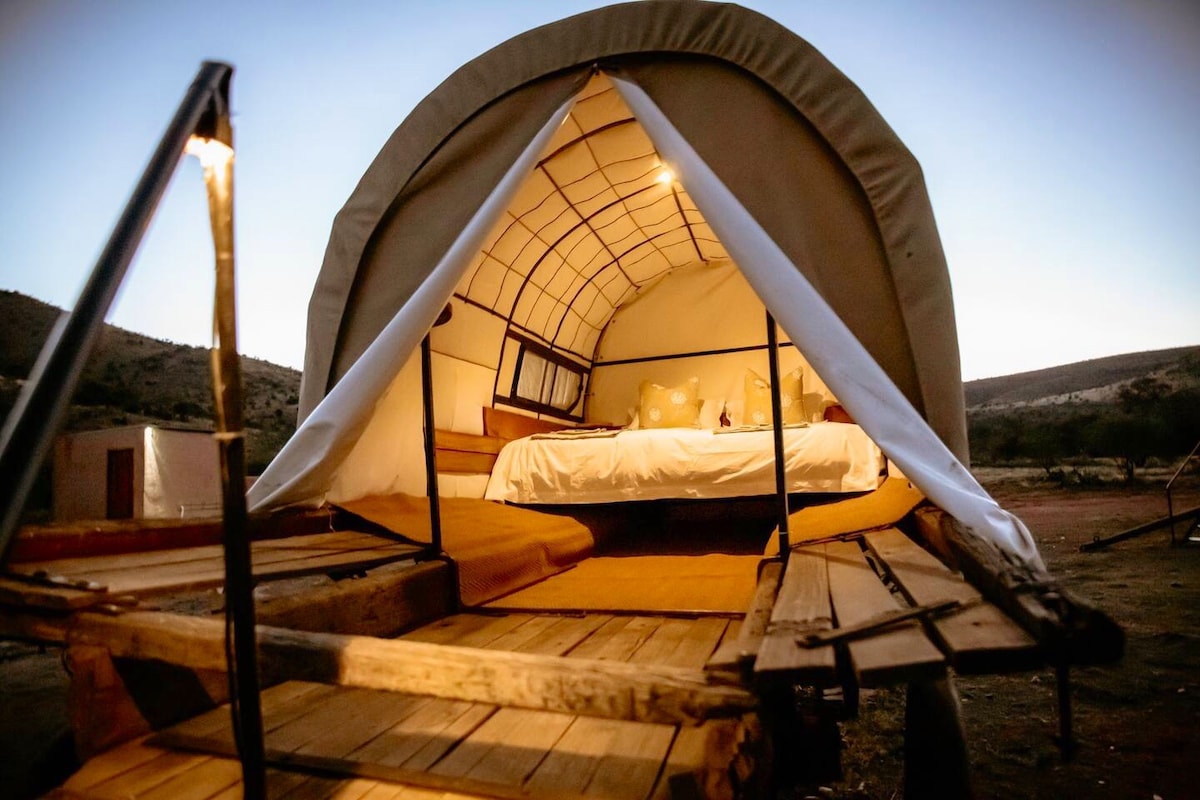 Witmos oxwagon camp | Luxury tented camp