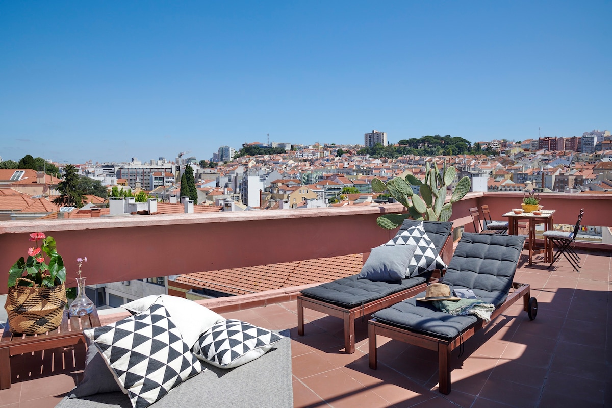 The Holiday Rooftop Lisboa -全景