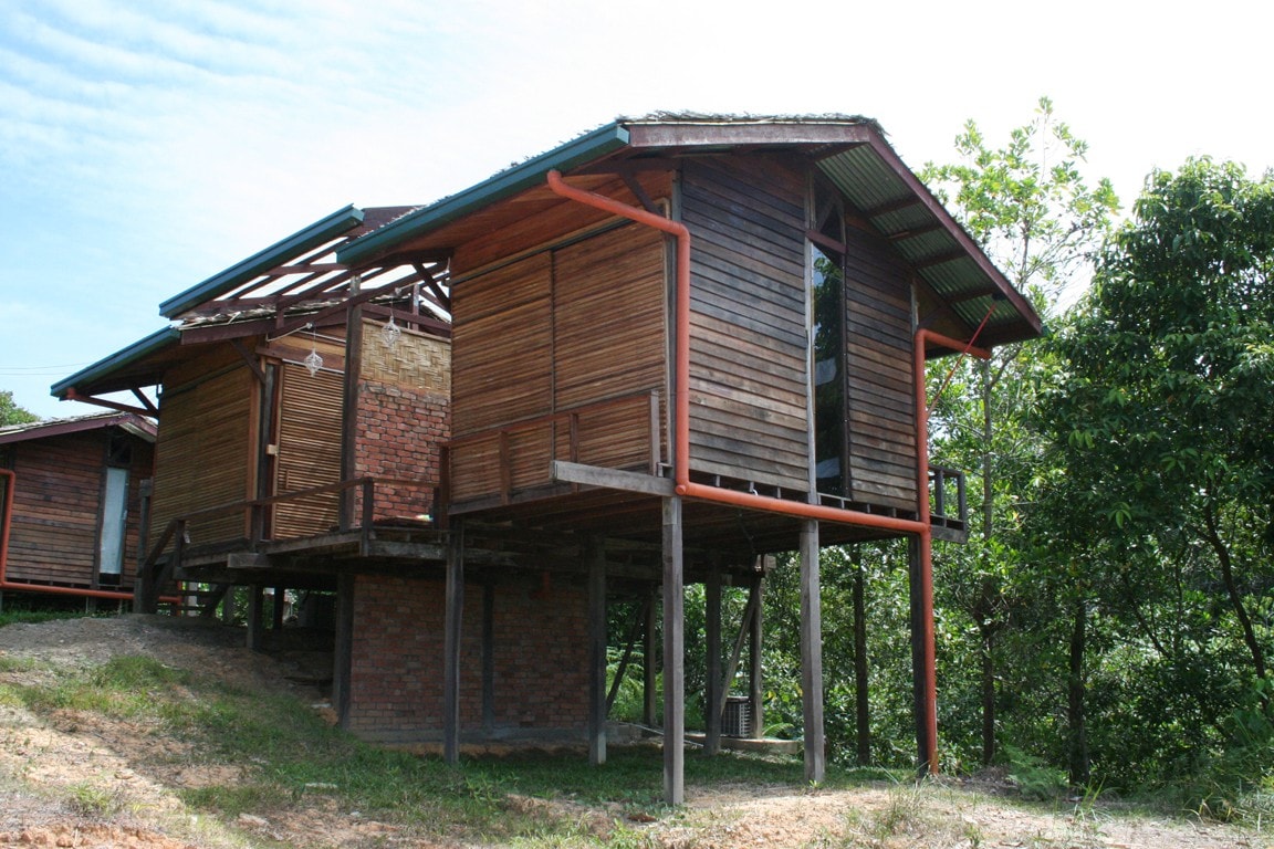 Paganakan Dii stilt小屋双人房