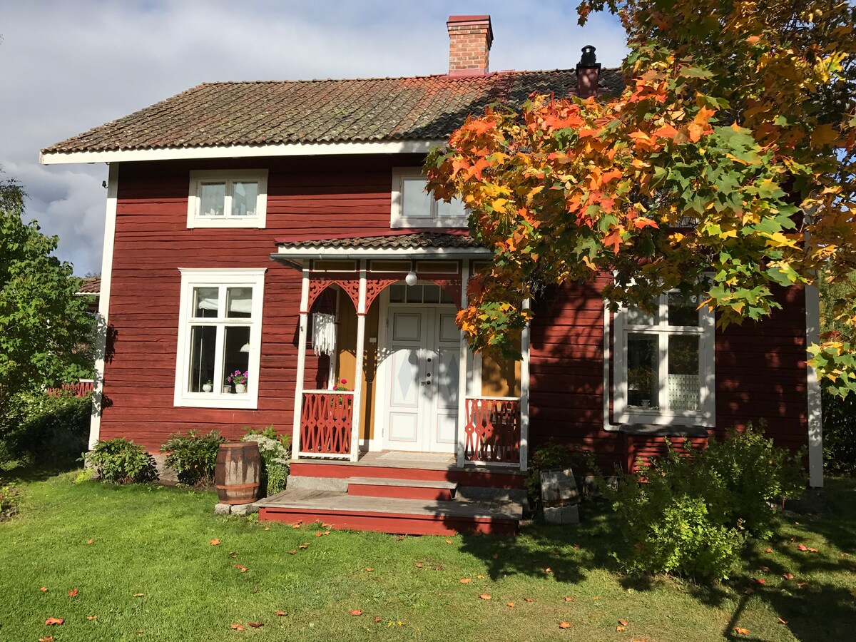 19世纪Dalarna farmstead in Tällberg/Laknäs