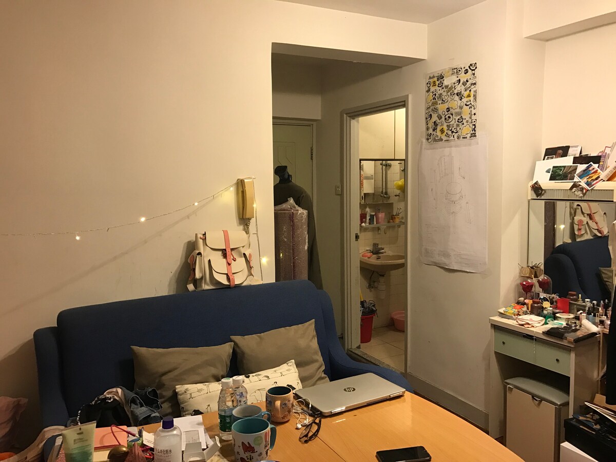 西营盘单人房+客厅/2-months rental/@Sai Ying Pun/convenient