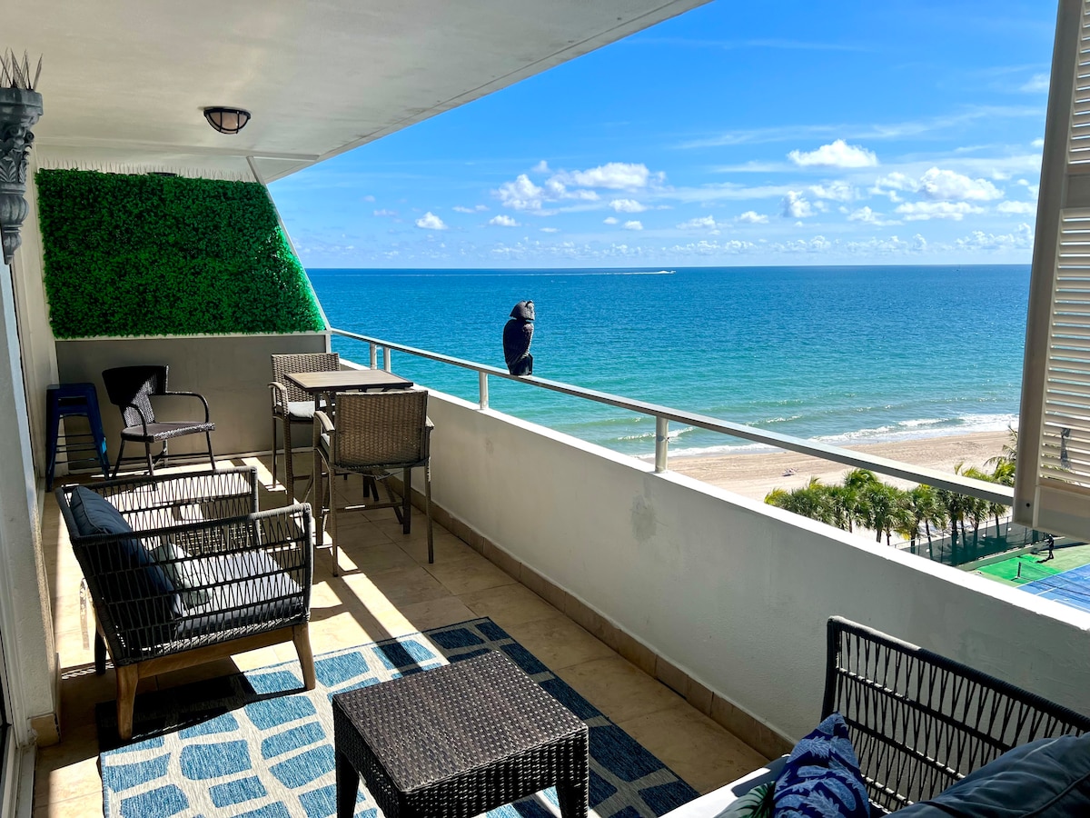 Beach Vacation with Big Balcony