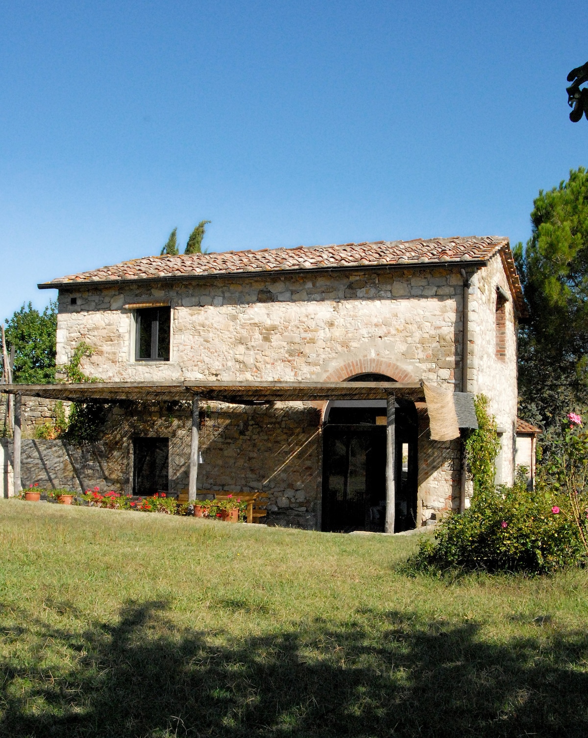 Vista sulla valle in Chianti