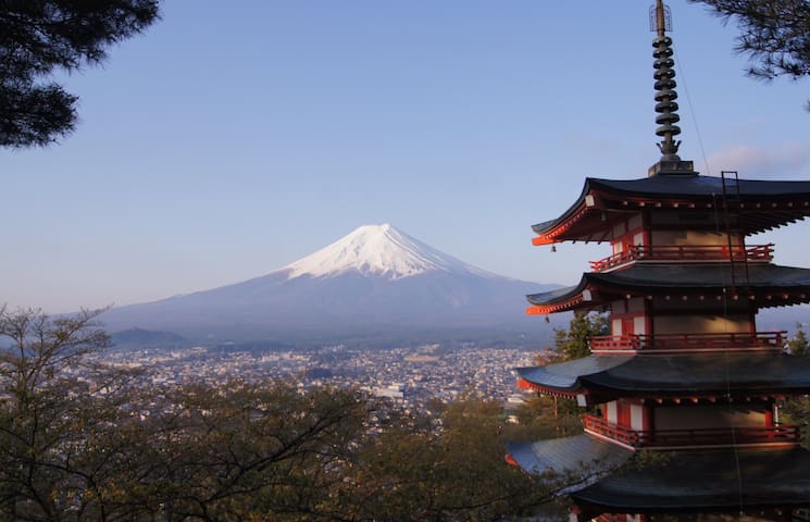 富士吉田市的民宿