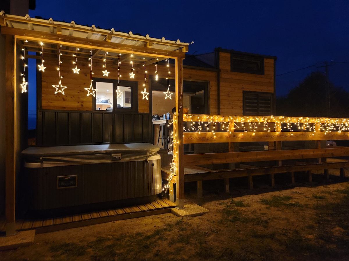 charmante cabane atypique et spa