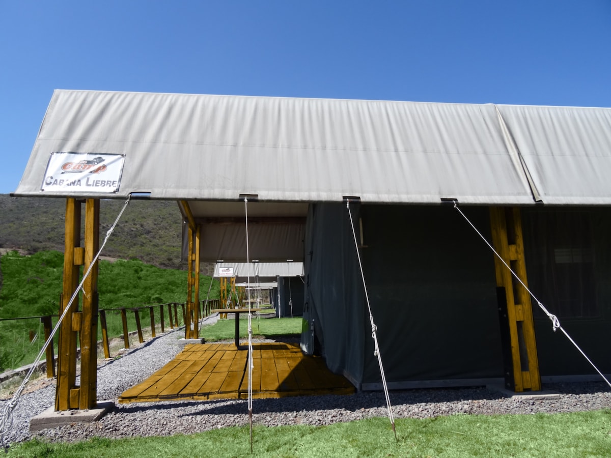 Cabañas tipo carpa safaris