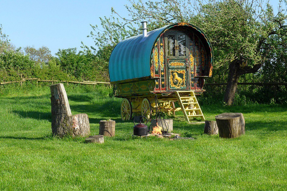 Gypsy Caravan in Somerset