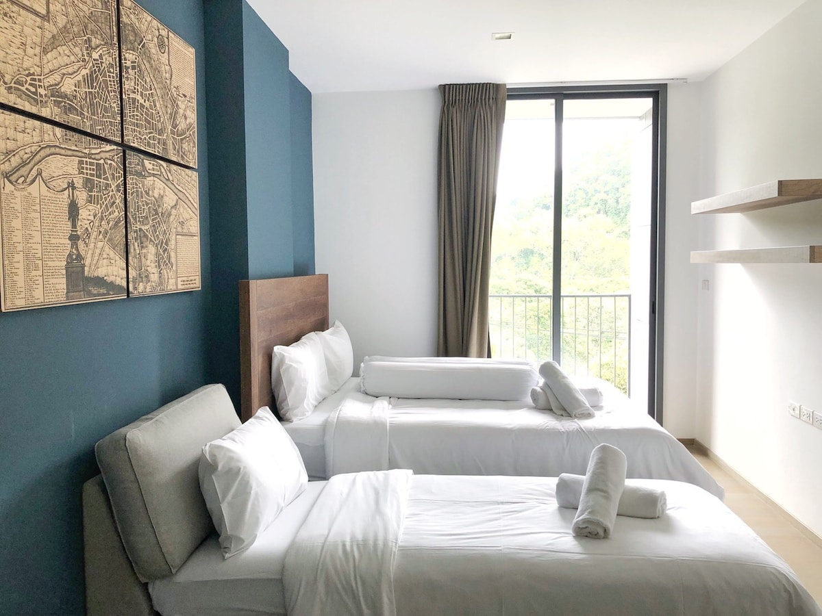 考艾山谷景观： 3间卧室。