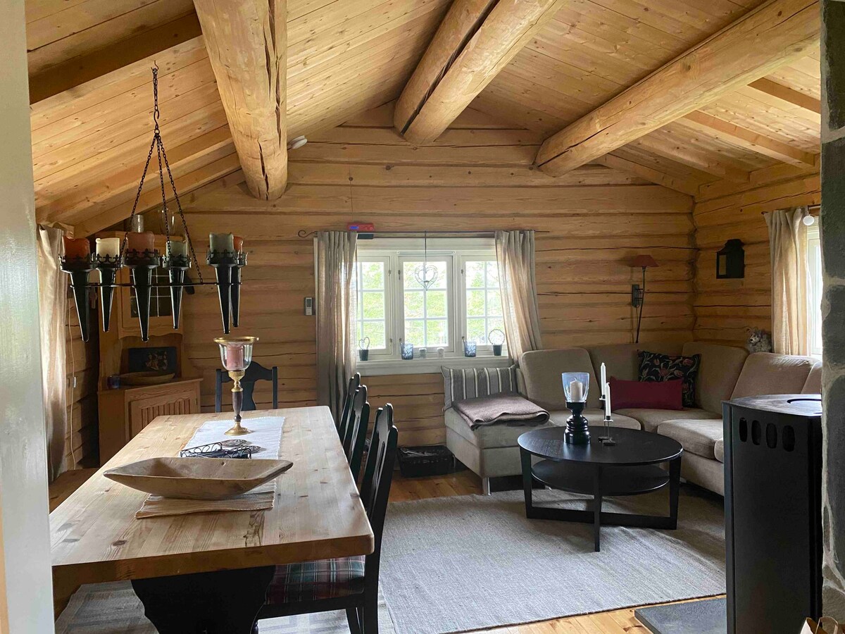 景观舒适的小木屋空间。