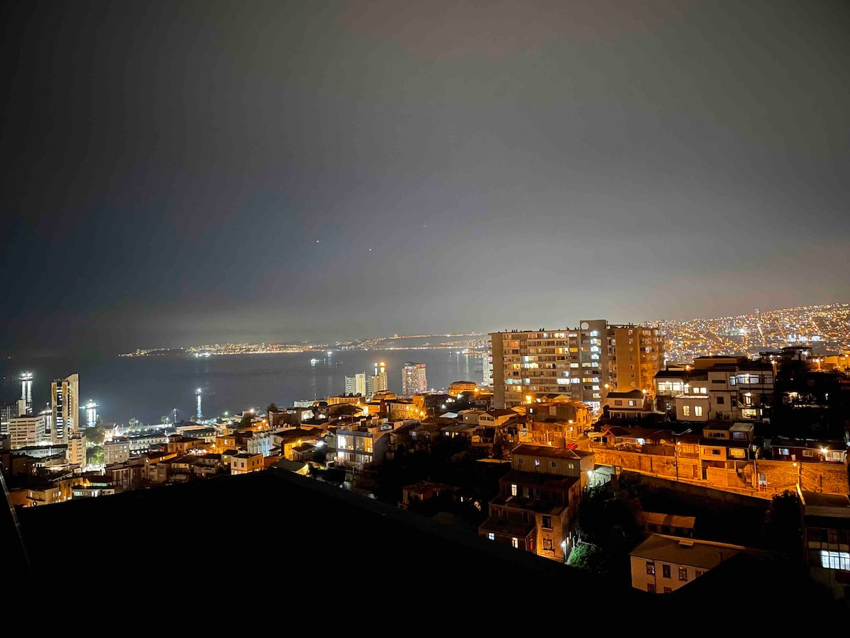 Loft 307 vista al mar en Valparaíso