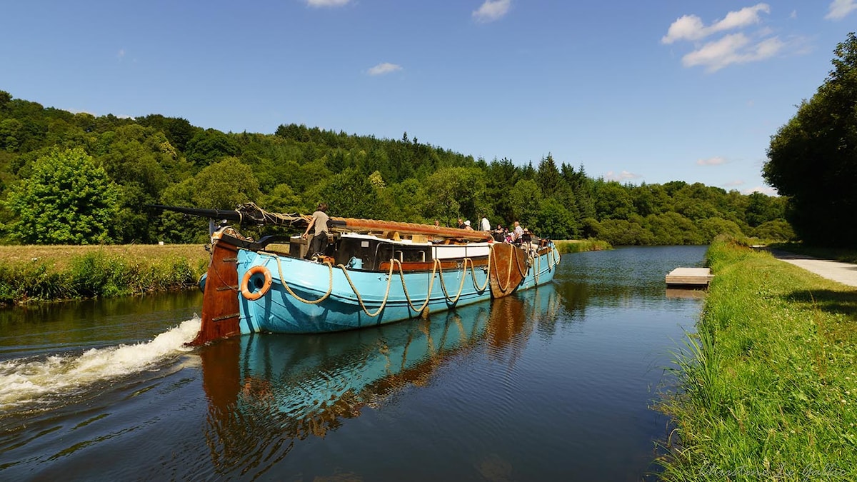 Gîte dans péniche