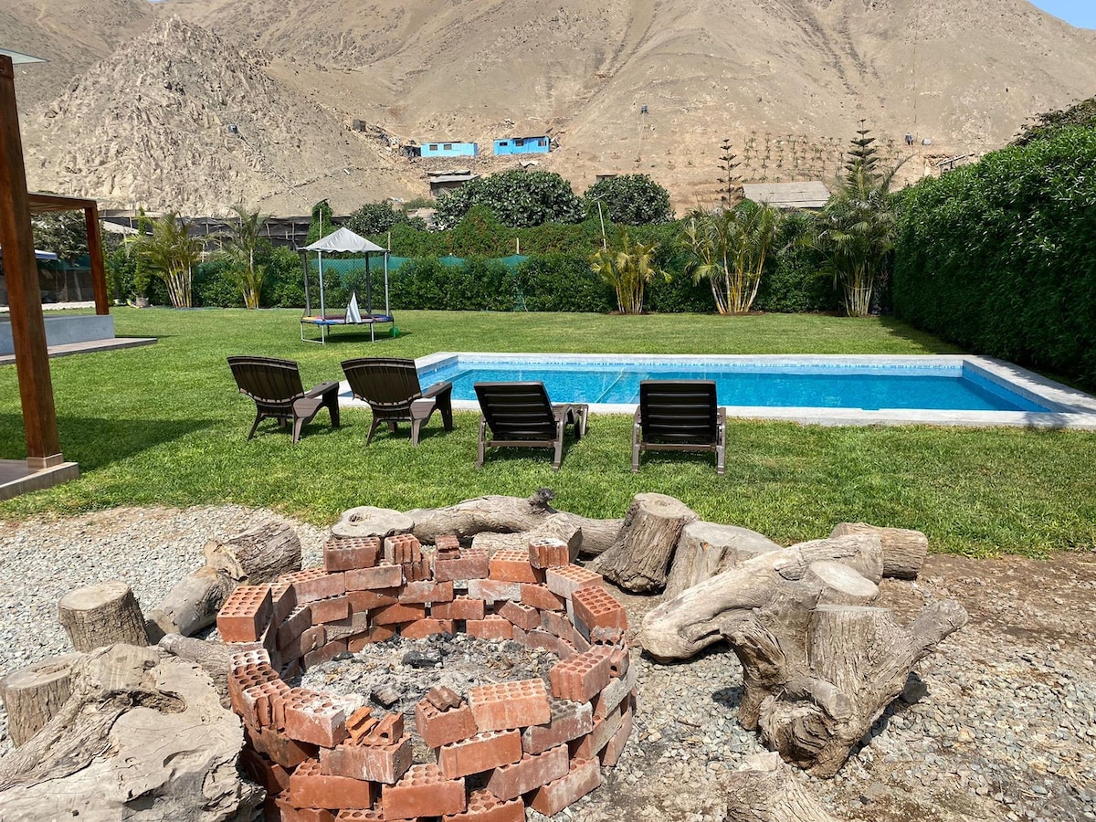 Lurin和Pachacamac带泳池的乡村别墅