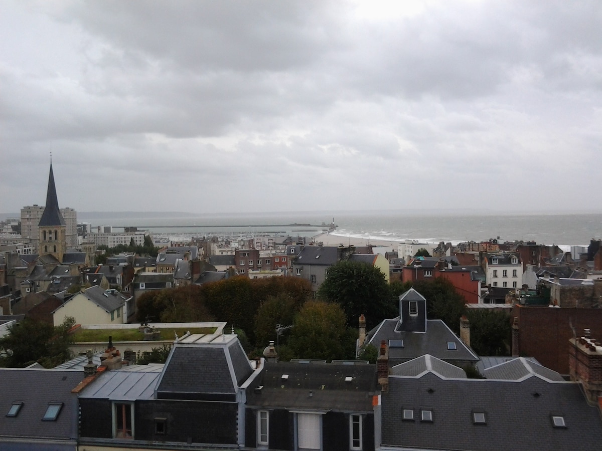 La Mer en Ville- Le Havre ，安静的500米海滩